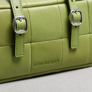 Alter/Ego Mini-Satchel aus Upcrafted-Leder mit Umhängeriemen und Schachbrettmuster*COACH Fashion