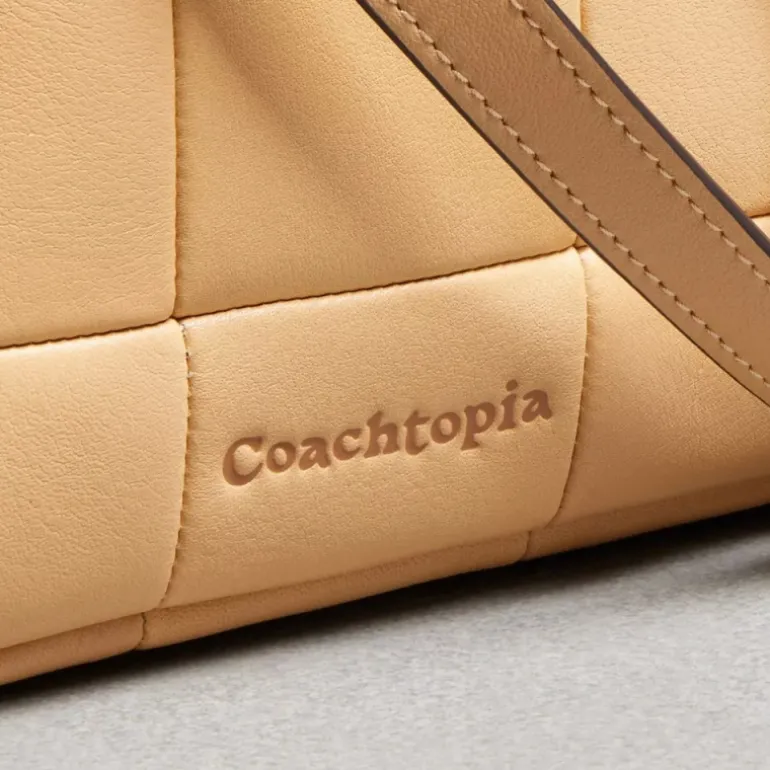 Alter/Ego Satchel aus Upcrafted-Leder im Schachbrettmuster*COACH New