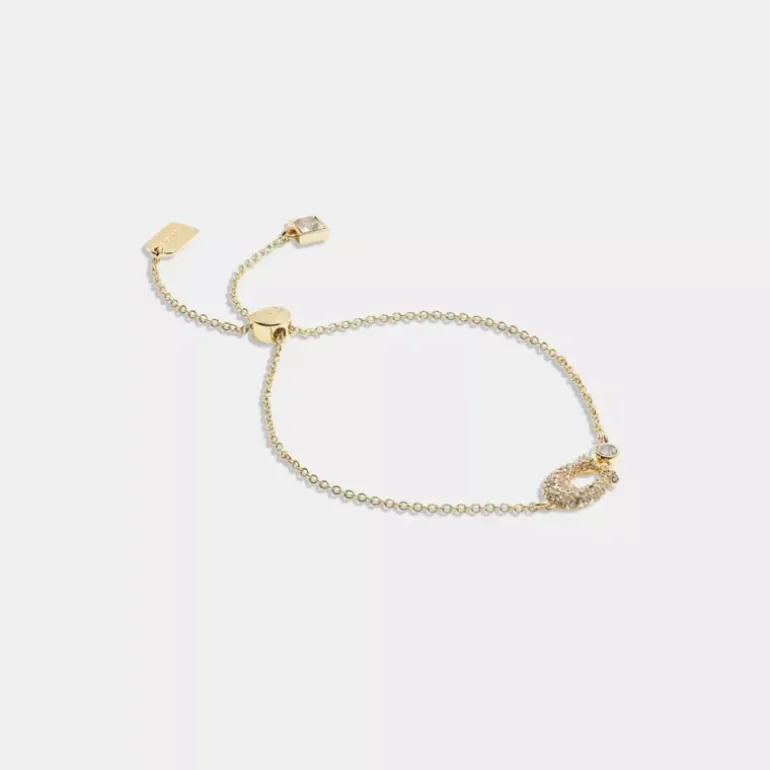 Armband Mit Schiebeverschluss Und Pavé Signature*COACH Fashion