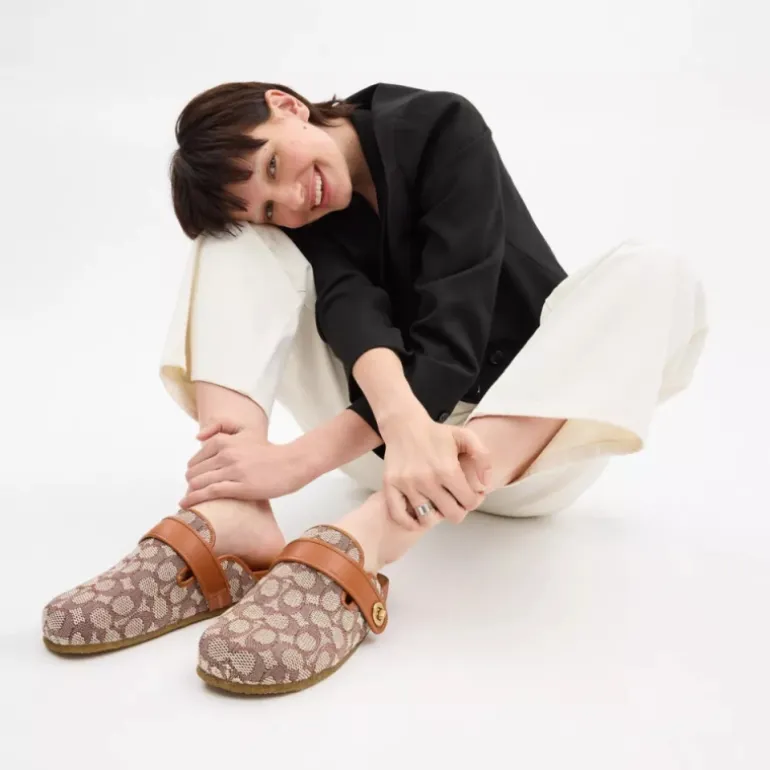 Blake Clogs Aus Textilem Signature Jacquard*COACH Best