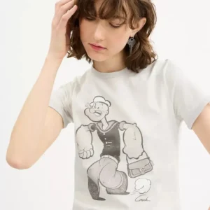 X Popeye Ringer-T-Shirt*COACH Online
