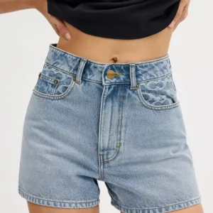 Denim Shorts Aus Biobaumwolle*COACH Outlet