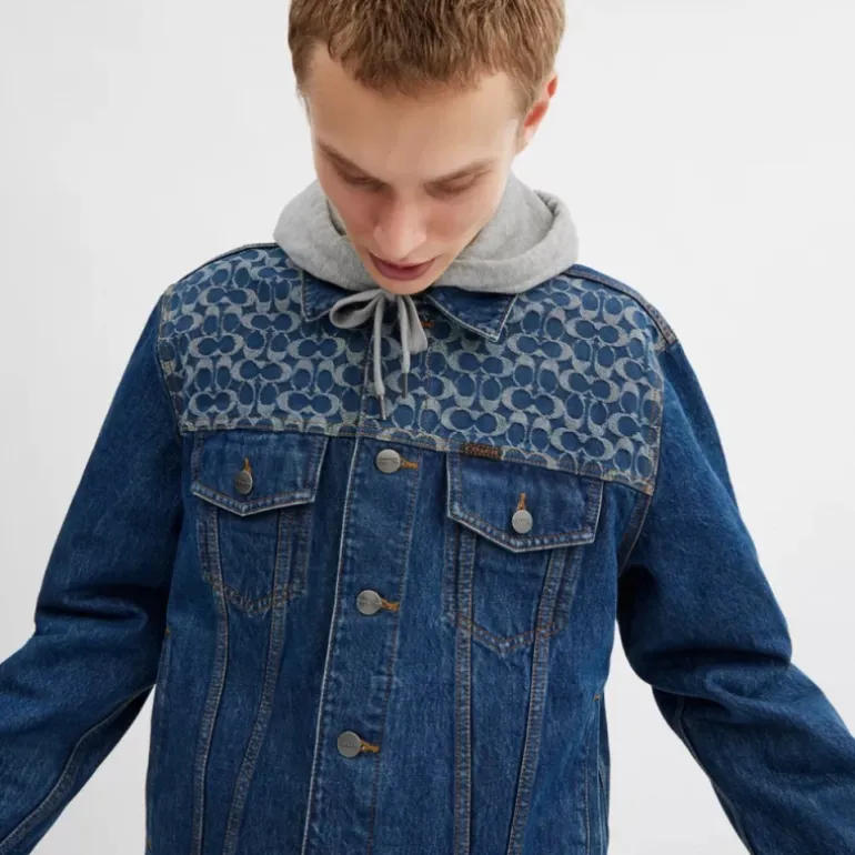 Denim-Trucker*COACH Discount