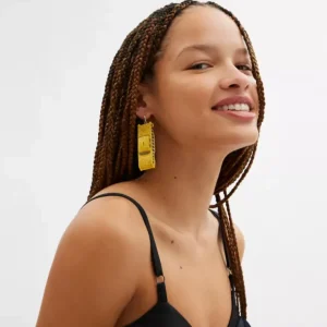 Einzelner Pavé-Ohrring mit Taxi*COACH Flash Sale