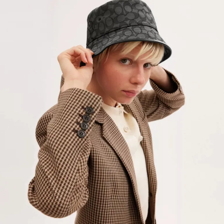 Fischerhut Aus Signature Jacquard*COACH Online