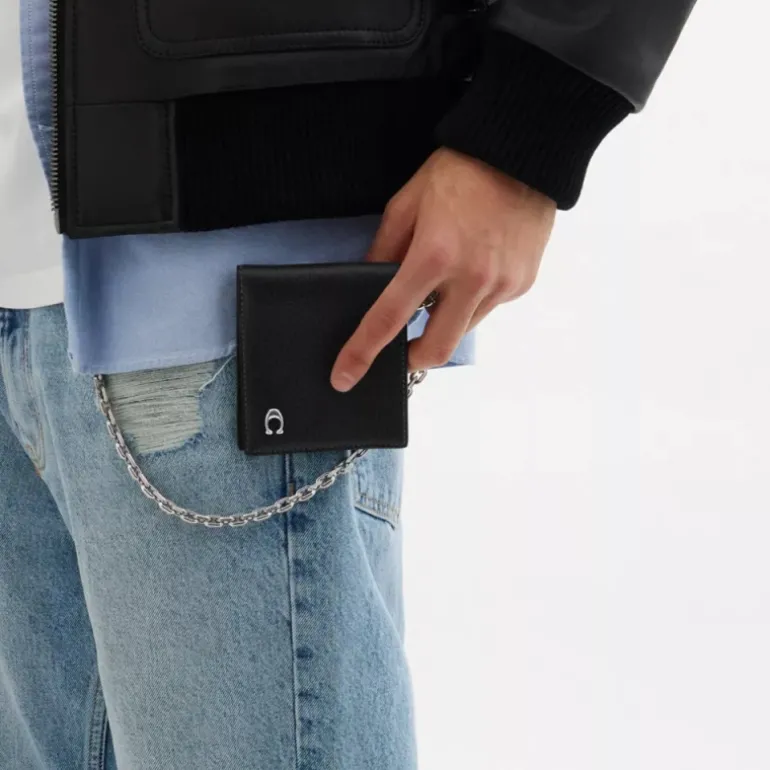 Gefaltetes Portemonnaie mit Kette*COACH Fashion