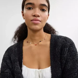 Halskette mit Mini-Herz- und Würfel-Anhängern*COACH Shop