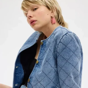 Heritage C Gesteppte Denim Jacke Aus Biobaumwolle*COACH Hot