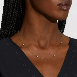 Klassische Halskette Mit Kristall Perlen*COACH Online