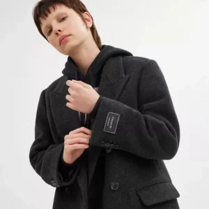 Kurzer Mantel aus recycelter Wolle*COACH Outlet