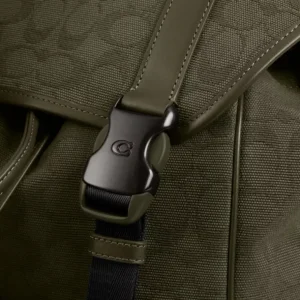 League Rucksack Mit Umschlag Aus Signature Canvas Jacquard*COACH Shop