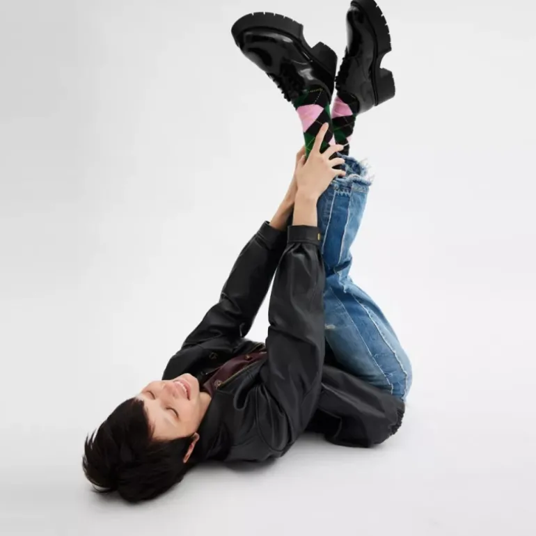 Lyla Derby mit Plateausohle*COACH Clearance