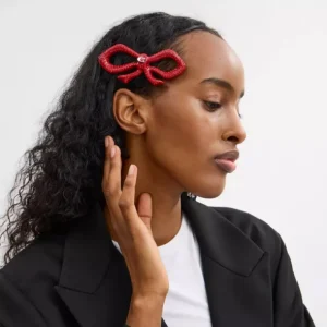 Schleifen-Haarspange mit Pavé*COACH Shop