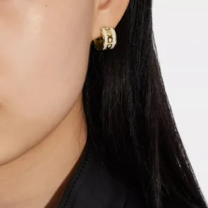 Signature Kreolen Aus Emaille*COACH Shop