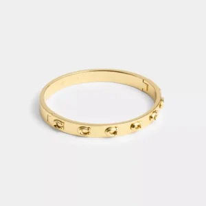 Signature Nieten Armreif Mit Scharnierverschluss*COACH New