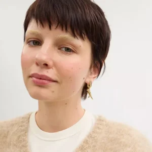 Skeletal Rexy Huggie-Ohrringe*COACH Hot