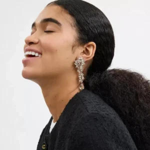 Statement-Kristallohrring*COACH Shop